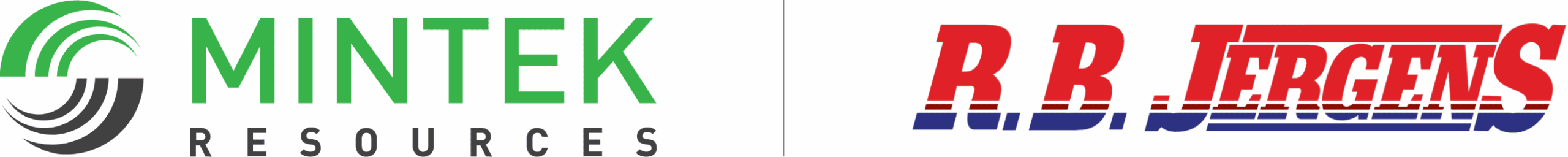 Mintek R.B. Jergens logo lockup